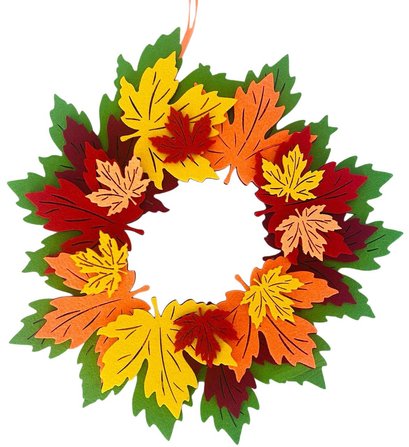 Maple Leaf Wreath 