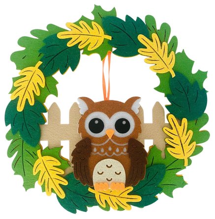 Felt wreath 